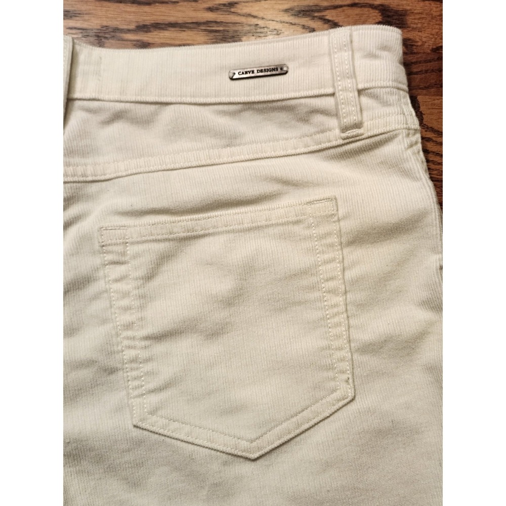 Carve Designs Oahu Corduroy Shorts Womens Size 8 White 6" Inseam. - Picture 4 of 9